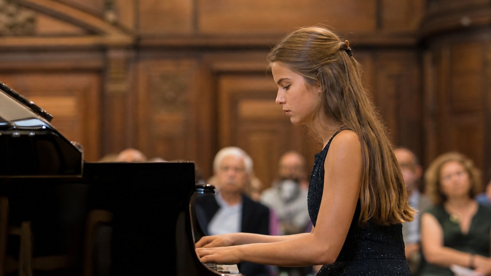Préparation d'un élève de musique à une audition